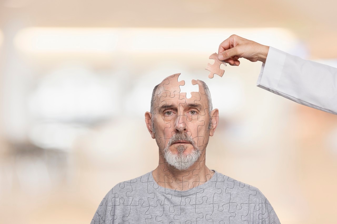 16 Jun 2014 --- Doctor putting human puzzle together --- Image by © John Lund/Blend Images/Corbis