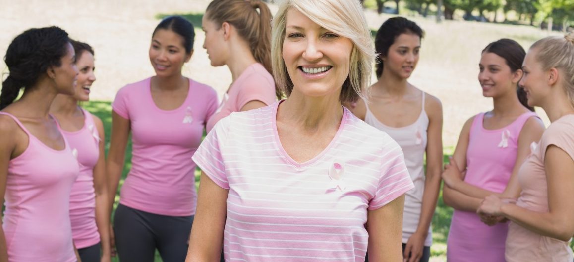 12 Nov 2013 --- Confident woman supporting breast cancer awareness --- Image by © Wavebreak Media LTD/Wavebreak Media Ltd./Corbis