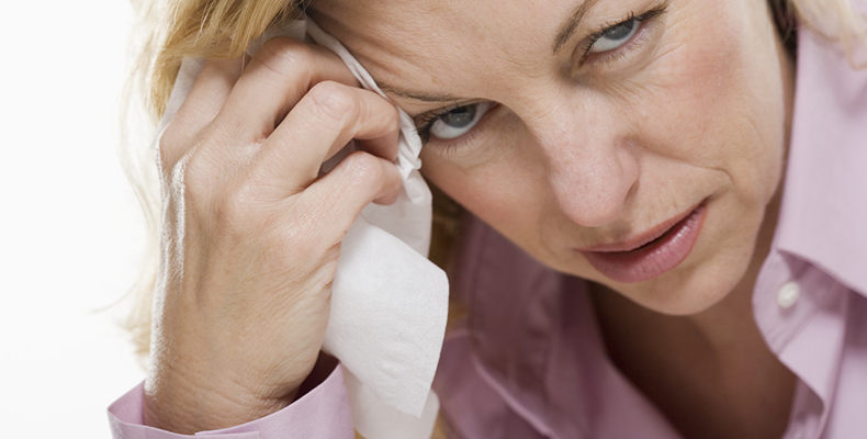 Woman with Illness --- Image by © Tom Grill/Corbis