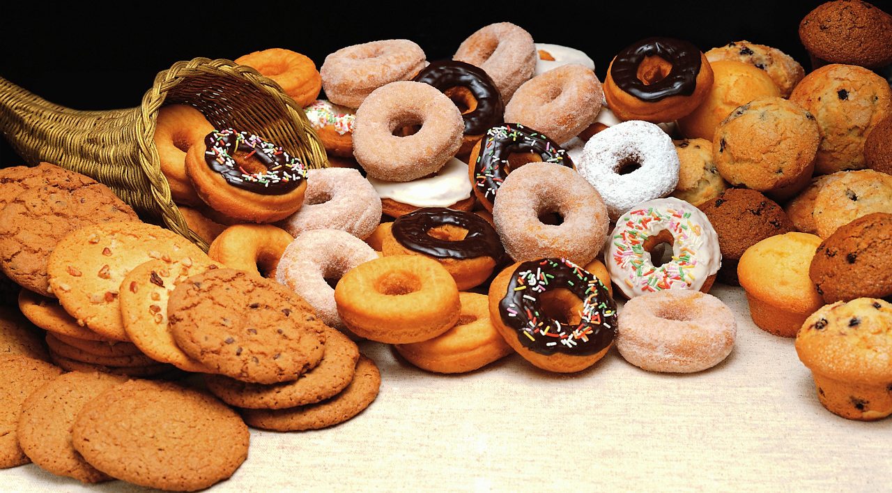 Donuts, Cookies, and Muffins --- Image by © Brian Tolbert/Corbis