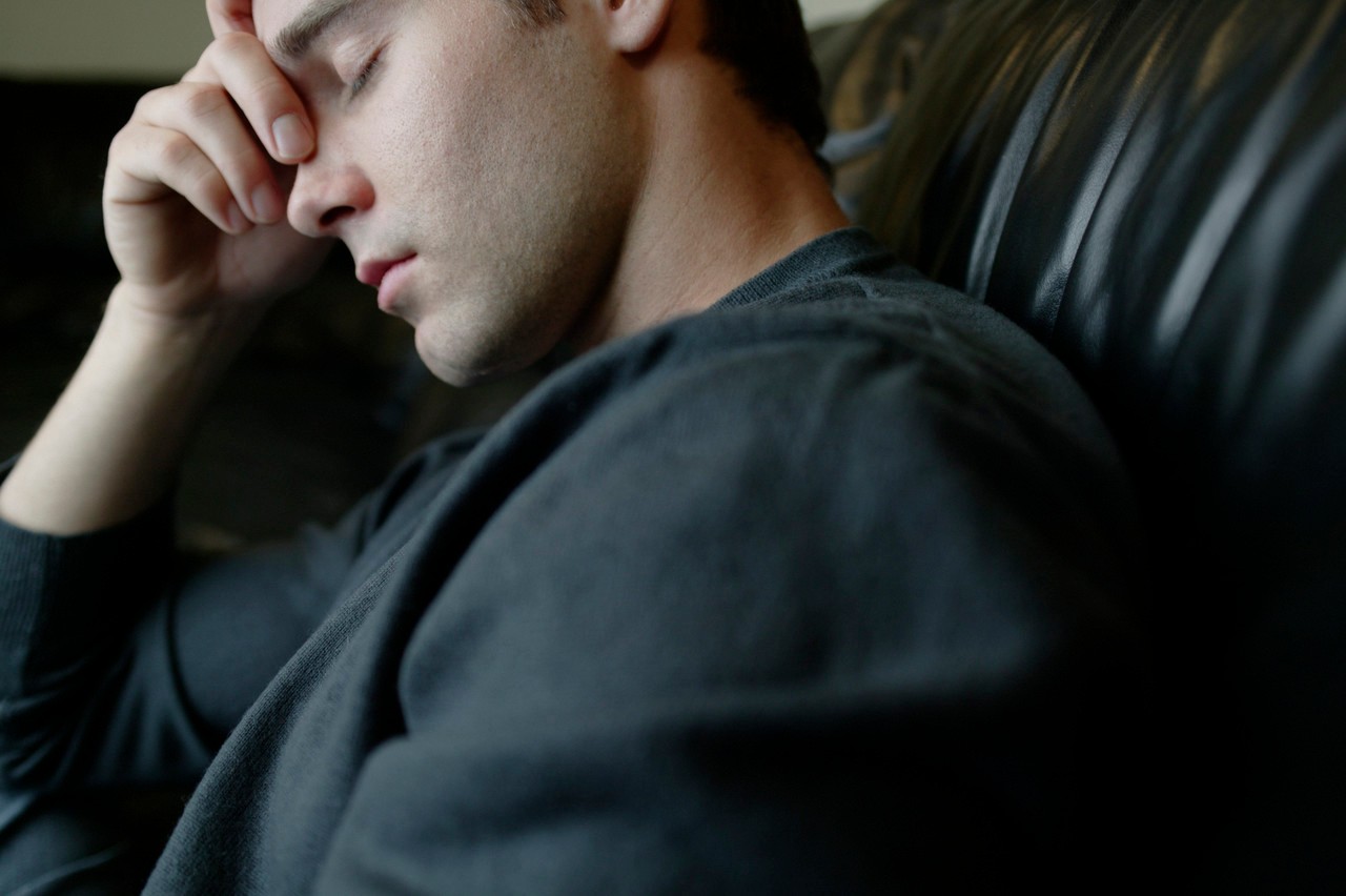 Frustrated Man --- Image by © Roy McMahon/Corbis