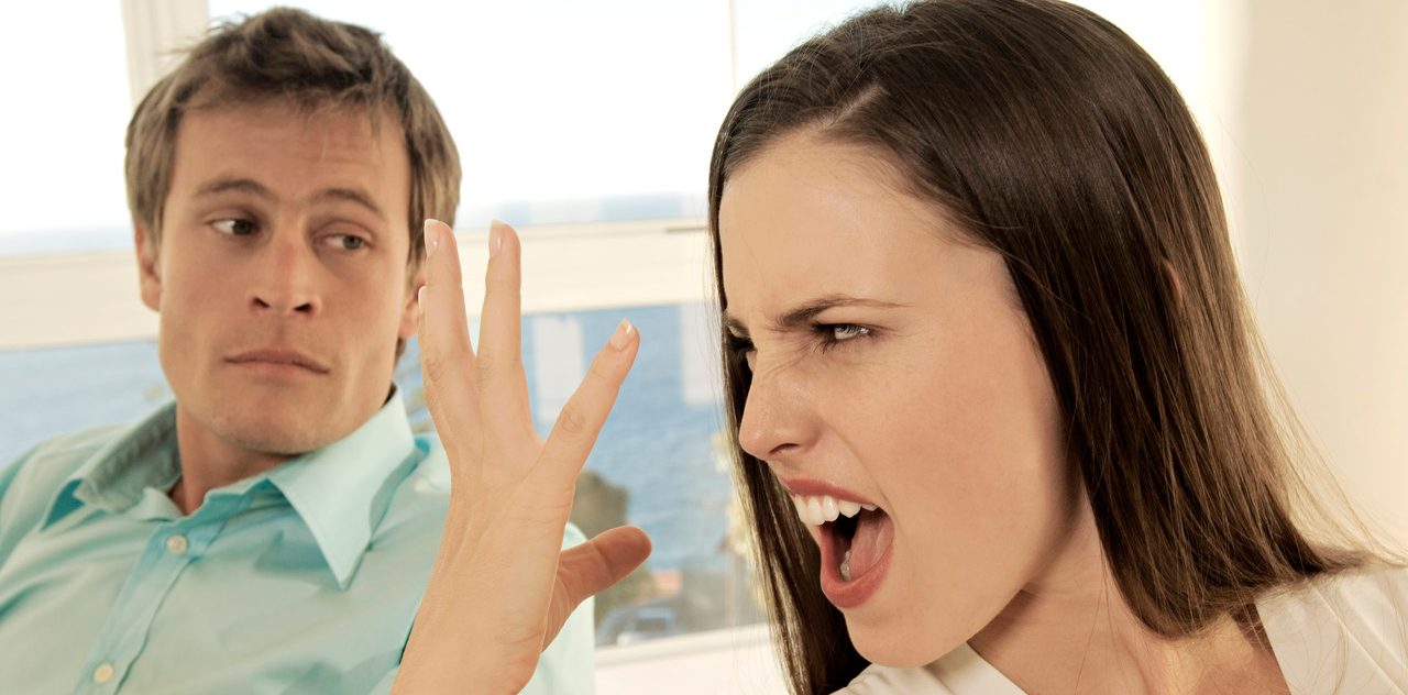 Portrait of couple arguing --- Image by © A. Chederros/Onoky/Corbis