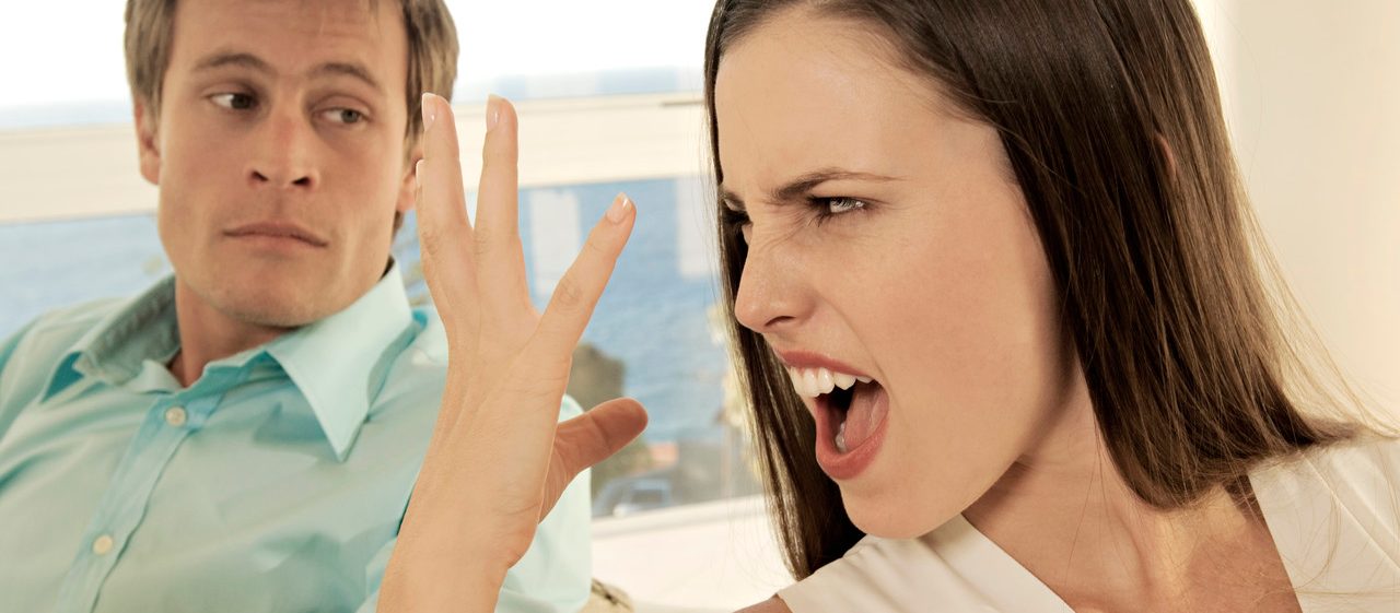 Portrait of couple arguing --- Image by © A. Chederros/Onoky/Corbis