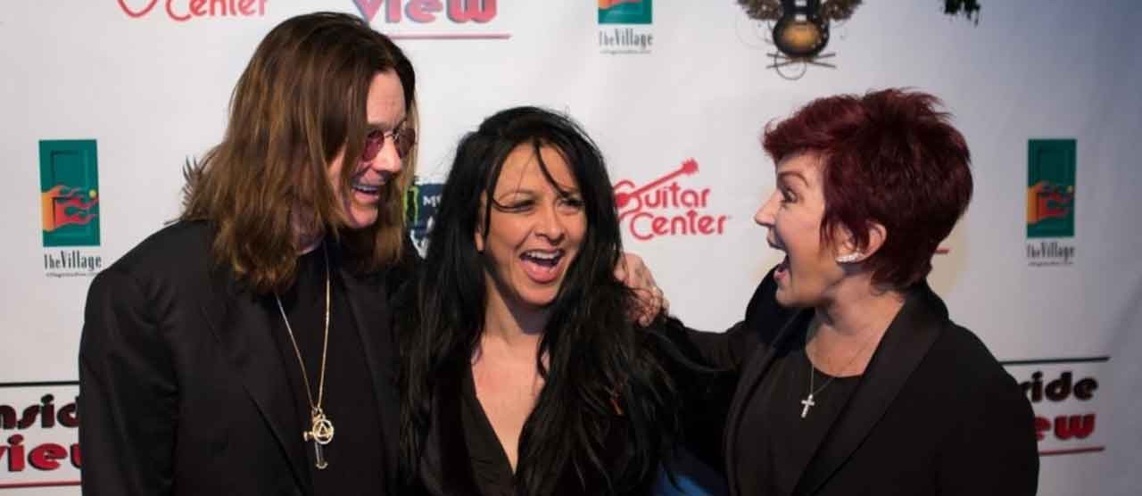 ozzy osborne, sharon osborne and nancy sayle