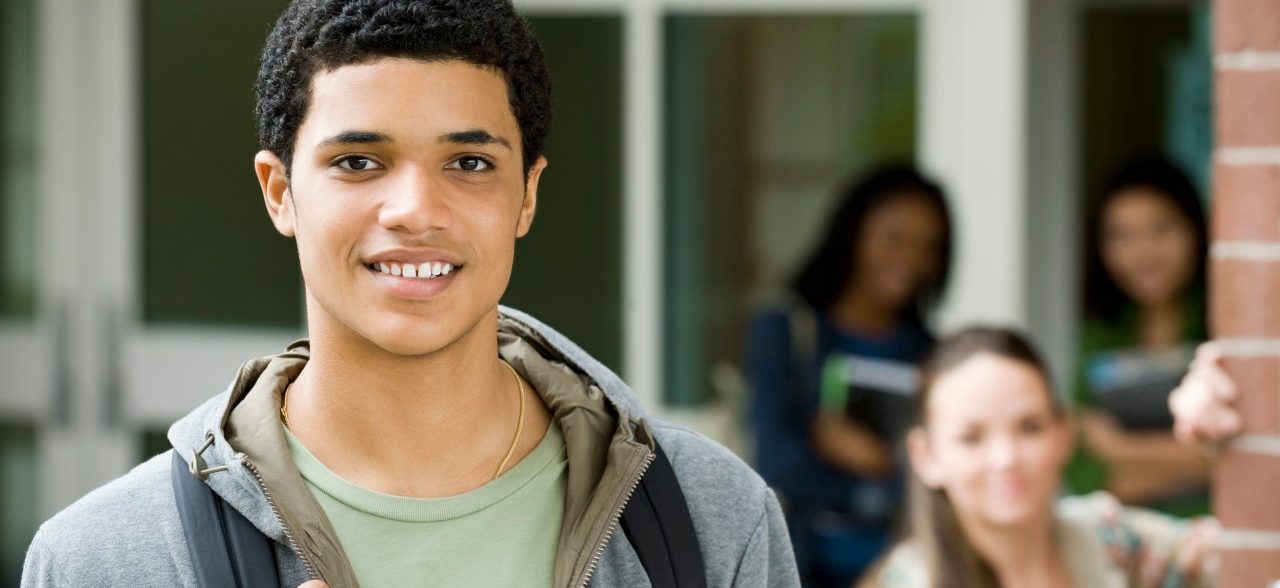 High school student, portrait --- Image by © Odilon Dimier/PhotoAlto/Corbis